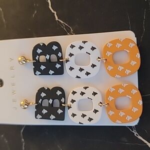 NWOT HALLOWEEN BOO EARRINGS
